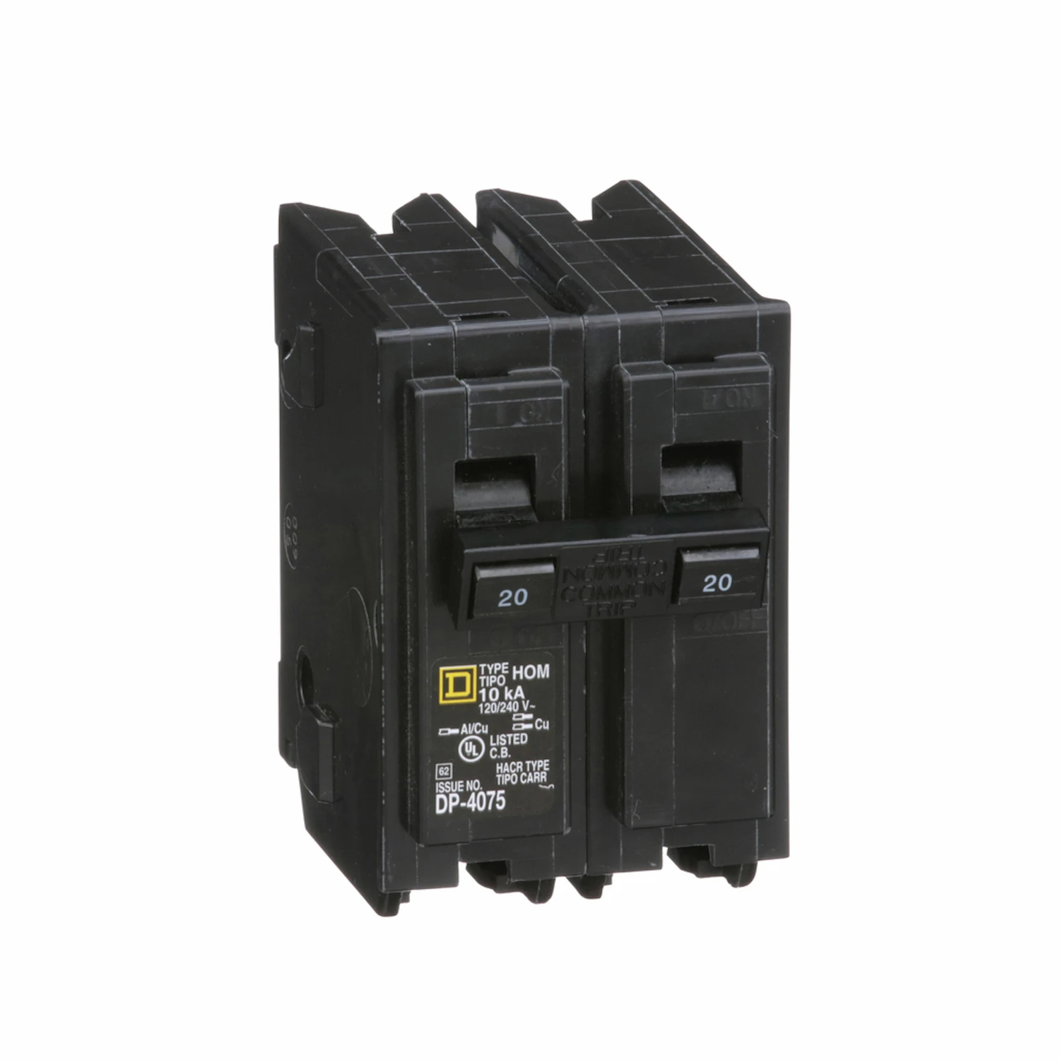 Homeline 20 Amp Double-pole Circuit Breaker - Model Hom220c