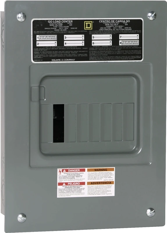QO 100 Amp Main Lug Load Center Load Center Panel