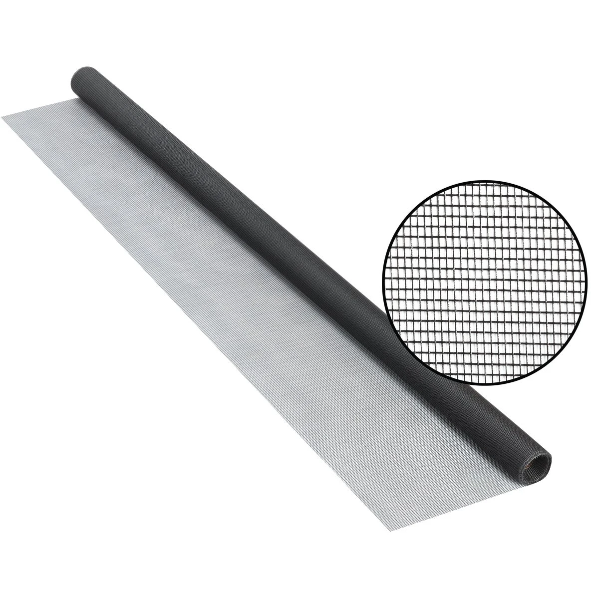 30 In. X 84 In. Charcoal Fiberglass Screen Cloth - Durable And Versatile