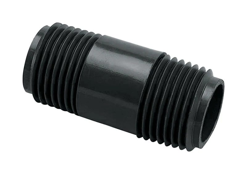 Underground Sprinkler Pvc Riser, Molded Gray, 3/4-in. X Close, Schedule 80