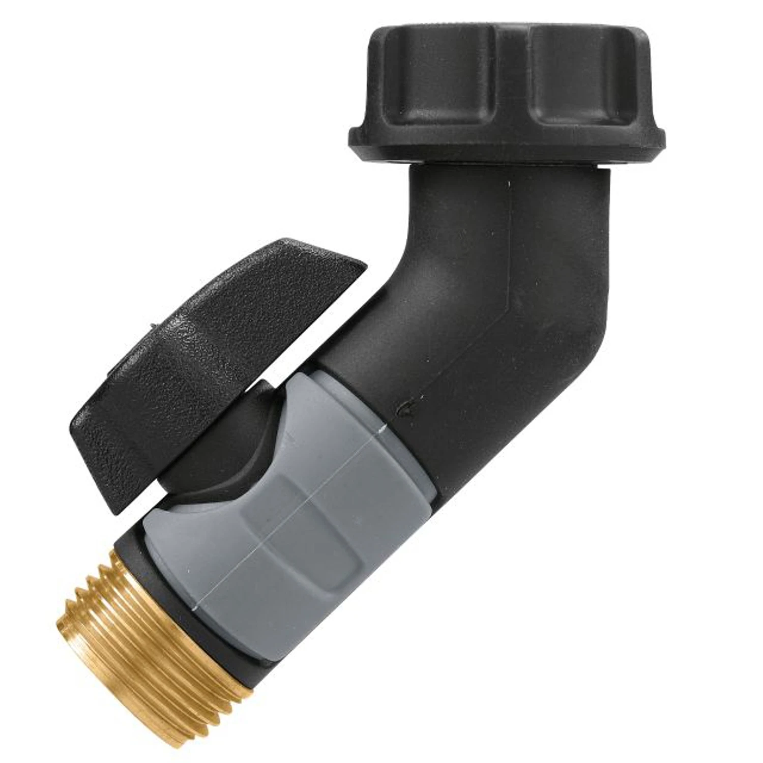 Pro Flo 3/4" Metal Goose-neck Hose Shutoff With Leak-free Ball Valve