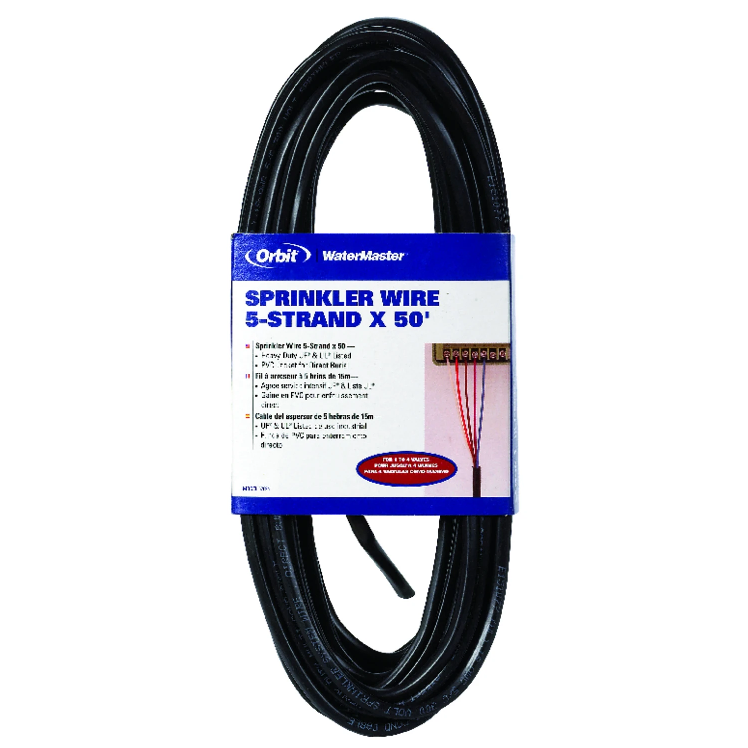 50 Ft. 18 Ga. 5-strand Sprinkler Wire For Underground Irrigation
