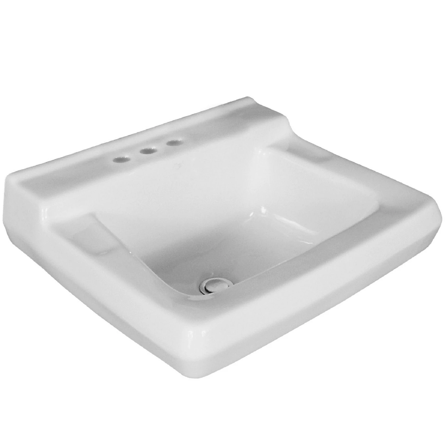Mansfield Willow Run Vitreous China Wall Mount Bathroom Sink 19.75 X 16.75 In.