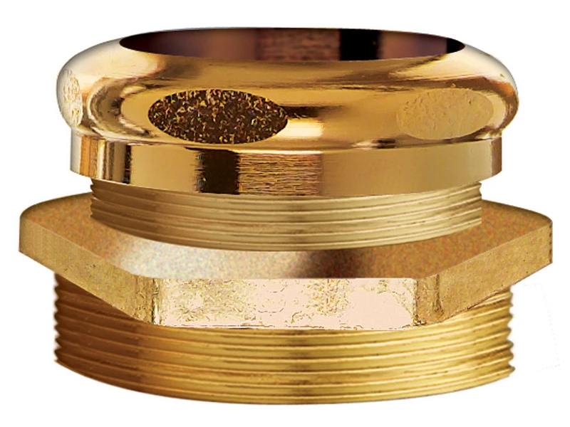 Waste Connection Fitting, Rough Brass, Male 1 and 1 Quarter Inch Slip x 1 and 1 Quarter Inch Outside Diameter
