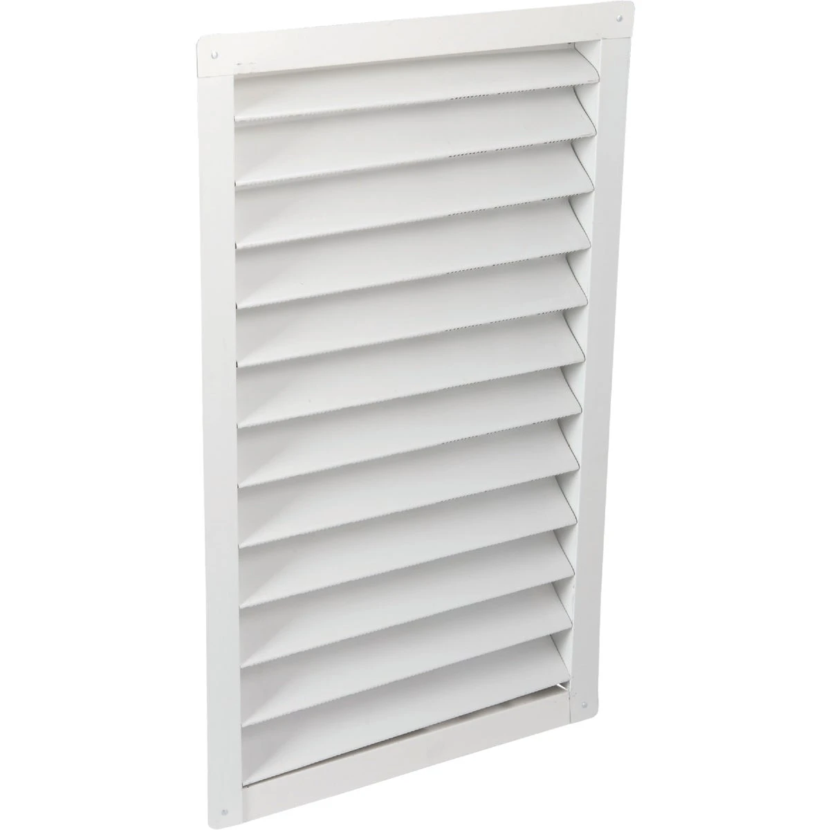 14" X 24" Rectangular White Aluminum Gable Attic Vent