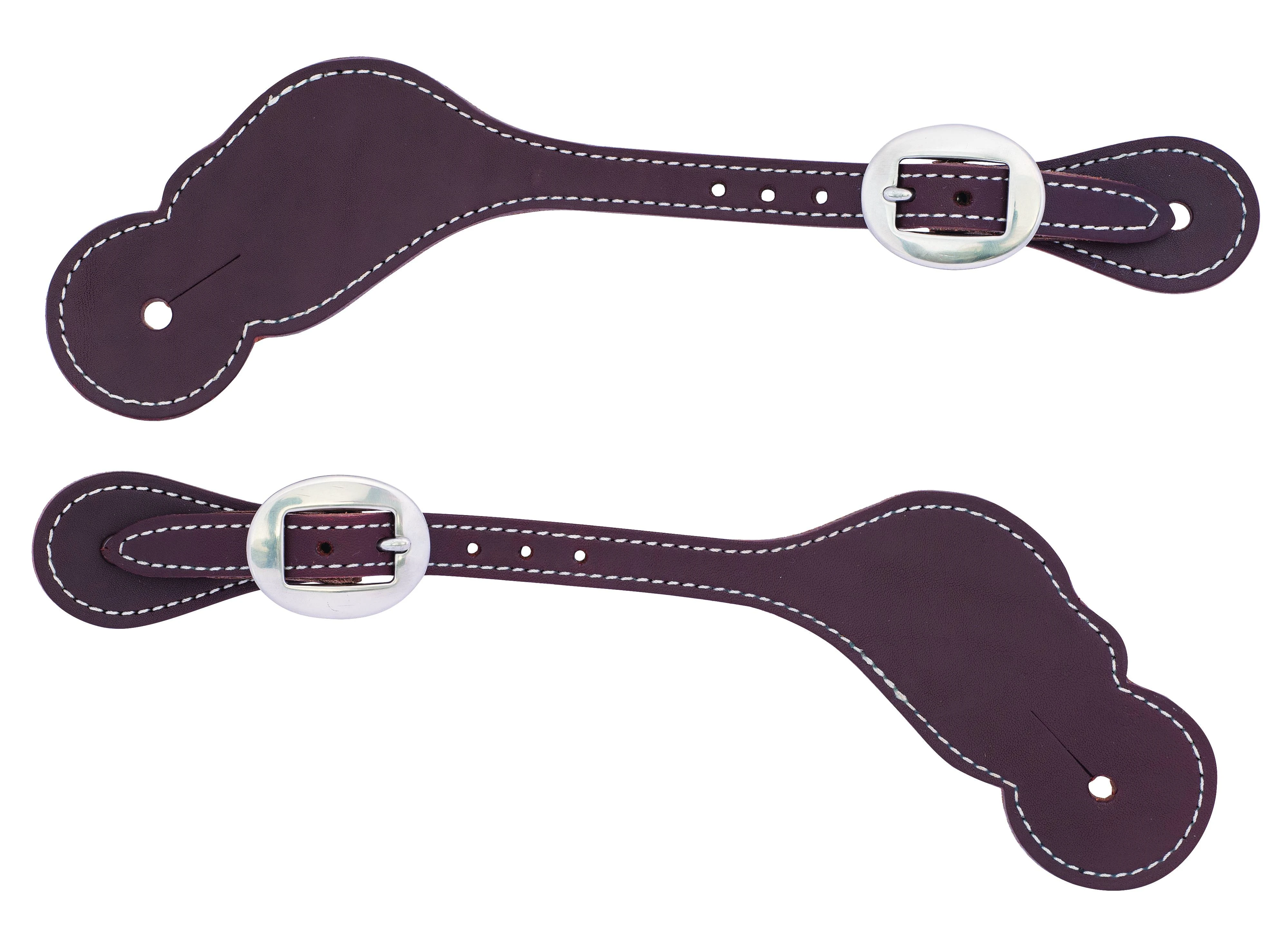 Leather Working Cowboy Spur Straps - Regular Size With Non-rust Steel Hardware
