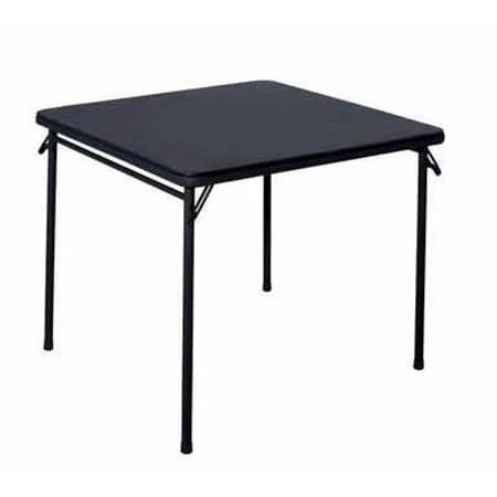 FOLDING TABLE 34"SQR BLK