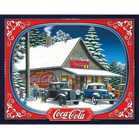 Coca-cola Holiday Tidings 1500 Piece Jigsaw Puzzle - Large 28.75 X 36 Inches