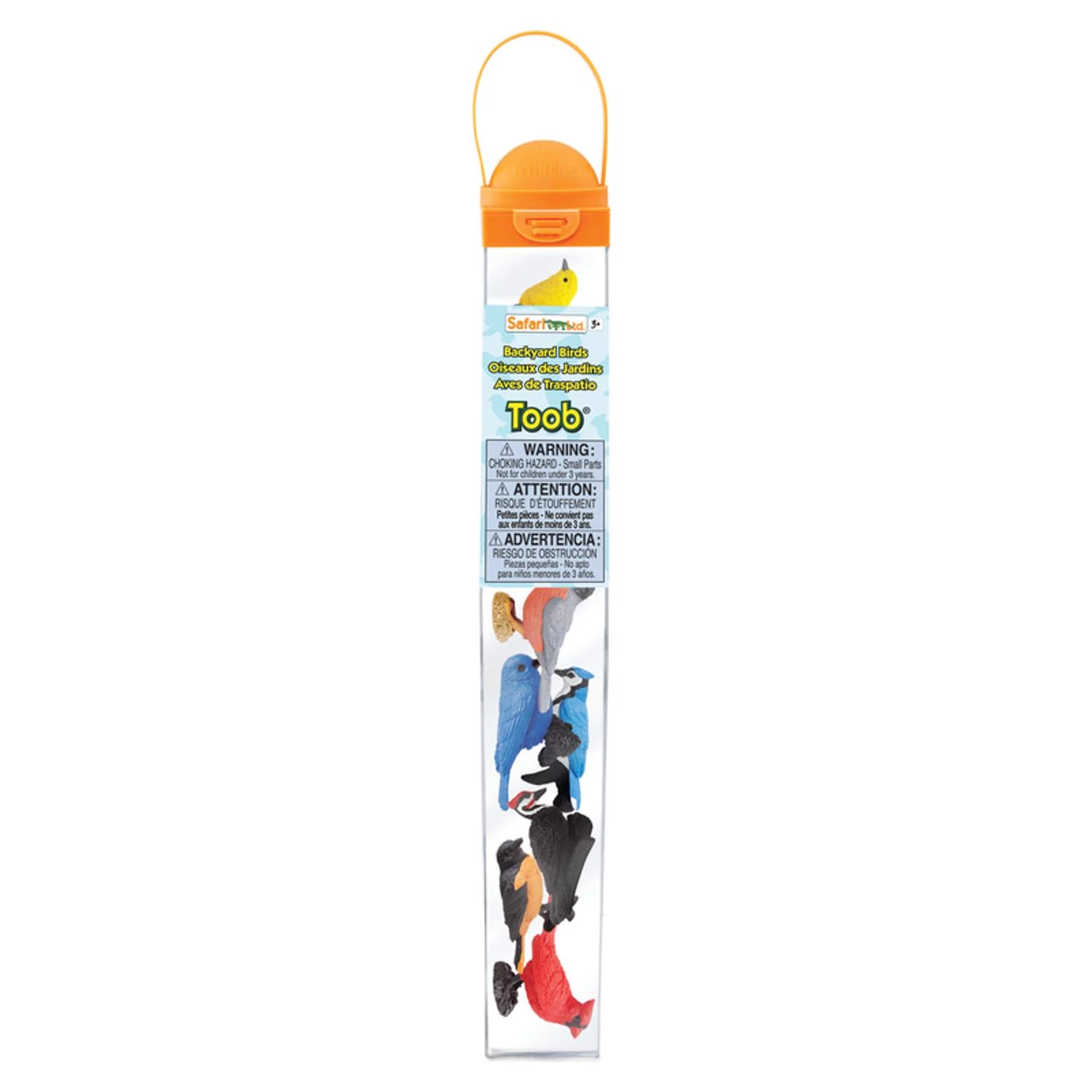 Toobs Backyard Birds Toys Plastic Assorted 7 Pieces