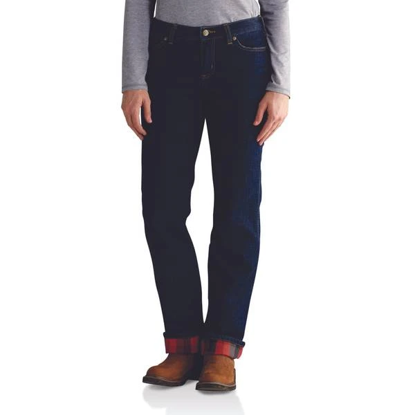 Women's Original Fit Blaine Flannel-lined Jeans - Size 8 Regular - Midnight Sky