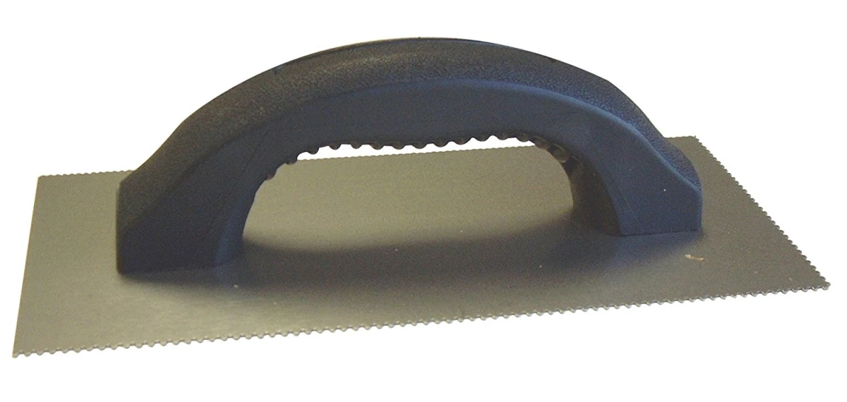 2086 Metal Trowel With Dual A1/a2 Notches - 2 X 10 Inches