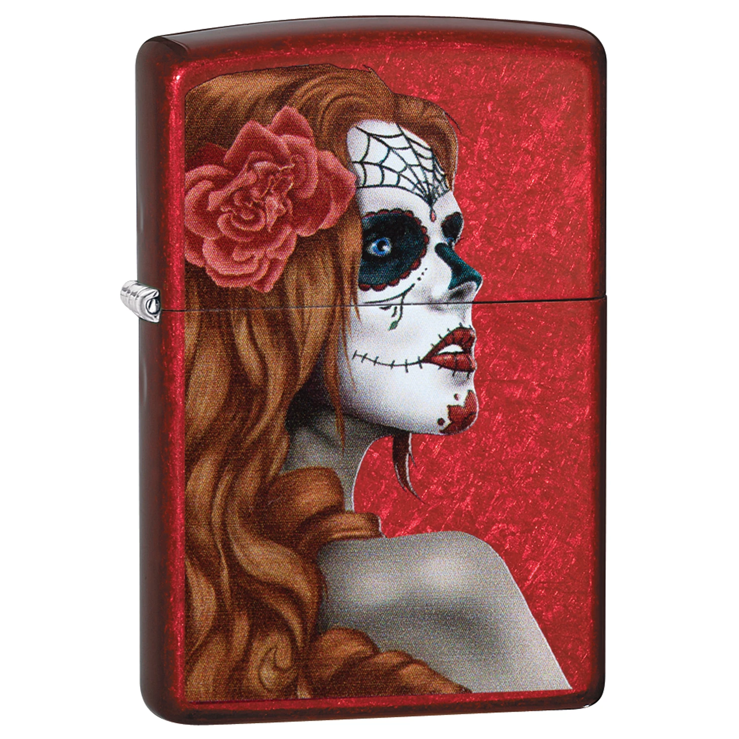 Zippo Red Day of the Dead: Girl Lighter 1 pk