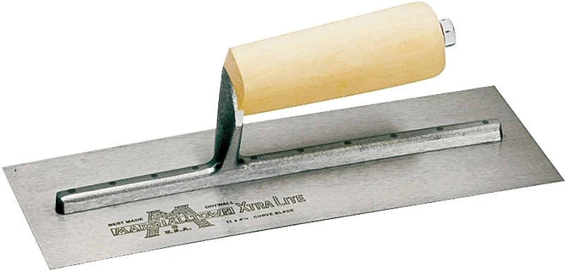 12a Drywall Trowel, 14 In L X 4-1/2 In W, Hardwood Handle