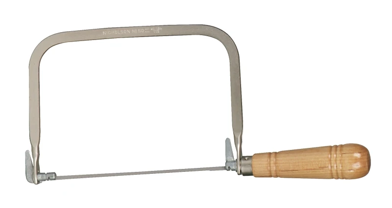 80170 12-1/2 Inch Coping Saw With Adjustable Blade And Wood Handle