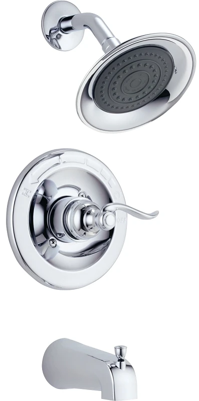 Delta 144996 Windemere 1-handle Tub And Shower Faucet Trim, Chrome, 2 Gpm, Includes Shower Head