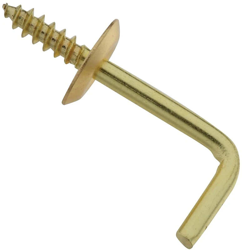 HOOK SHOULDER 3/4IN SOLID BRS