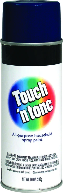 10 Oz Dark Blue Gloss Spray Paint - Durable Protective Coating