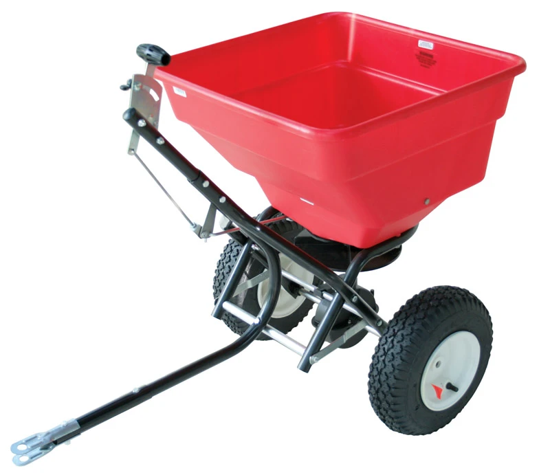 Earthway Commercial Tow Behind Spreader 100 Lb Capacity Model 2170tsu For Ice Melt And Seeds