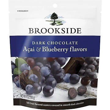 Dark Chocolate Acai & Blueberry, 7 Oz, 12 Count (hec38971)
