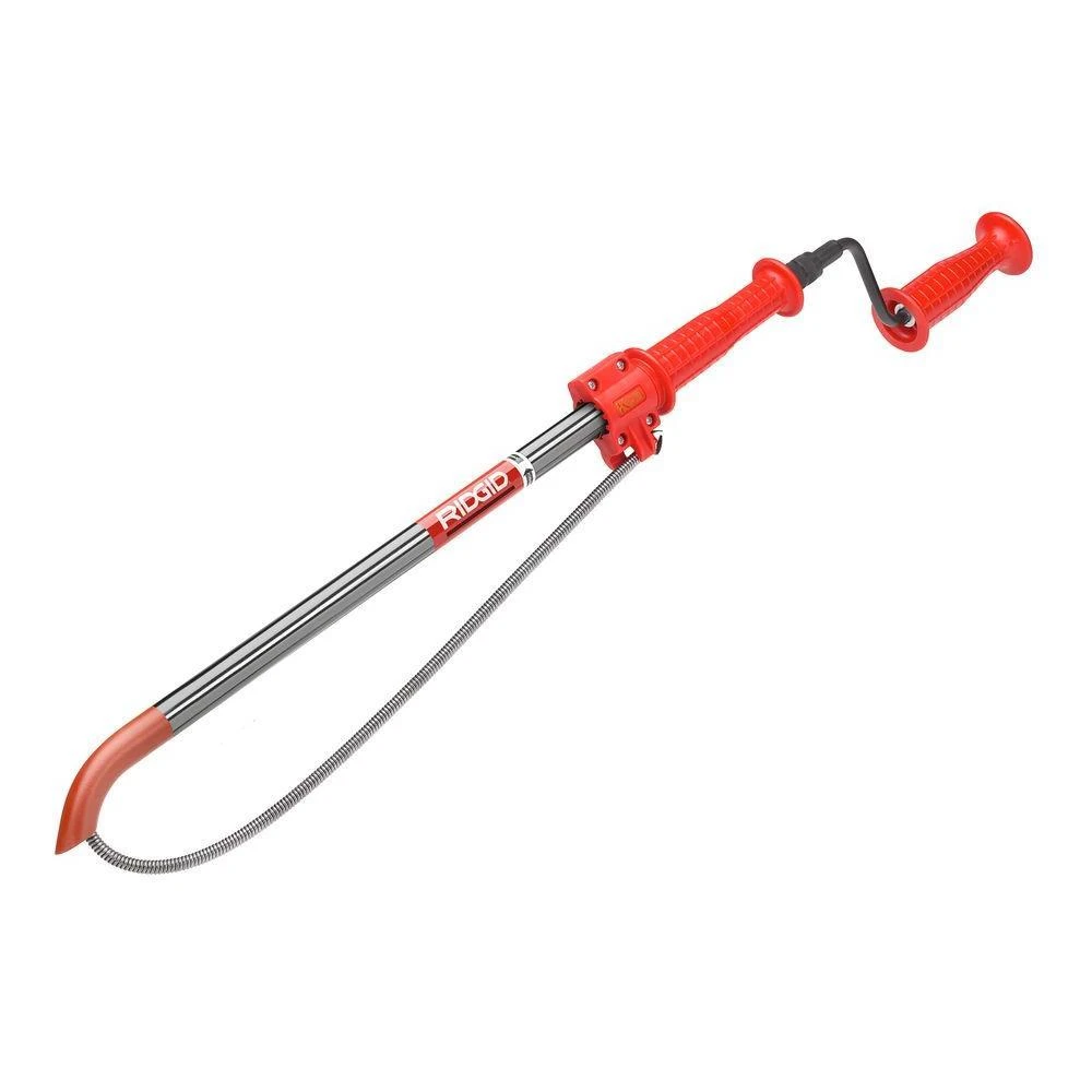 K-1 Combination Drain Auger For 1-1/4 In. To 2 In. Drain Lines With 4 Ft. Cable