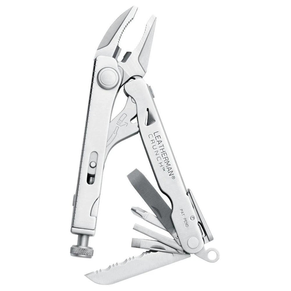 Leatherman Crunch 15 Heavy-duty Multi-tool With Locking Pliers And Leather Sheath
