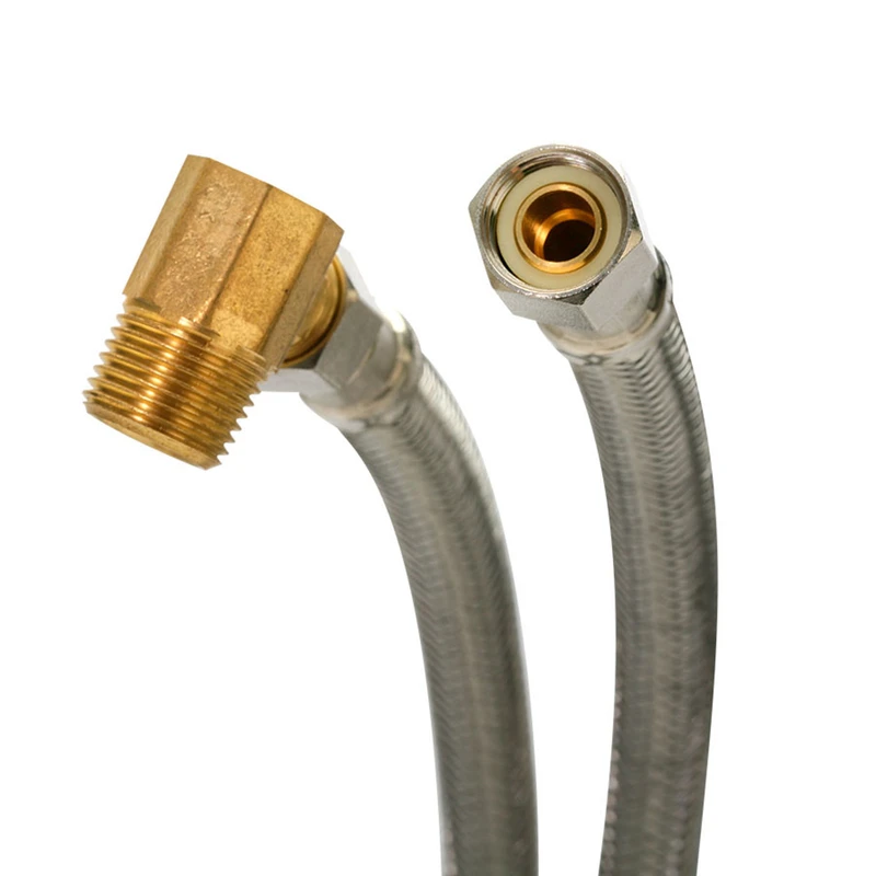 B6w72 72 In. Stainless Steel Dishwasher Supply Line, 3/8 In. Compression