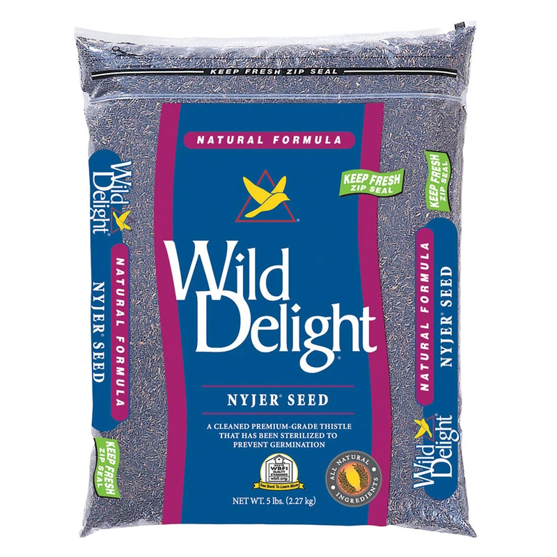 Nyjer Seed 5 Lb. Natural Formula For Finches And Wild Birds