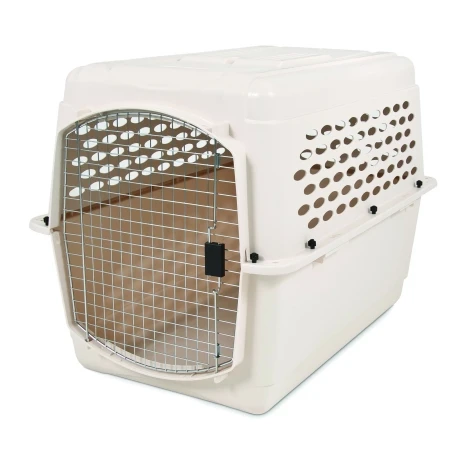 Vari Dog Kennel, 40" L X 27" W X 30" H, X-large, Bleached Linen