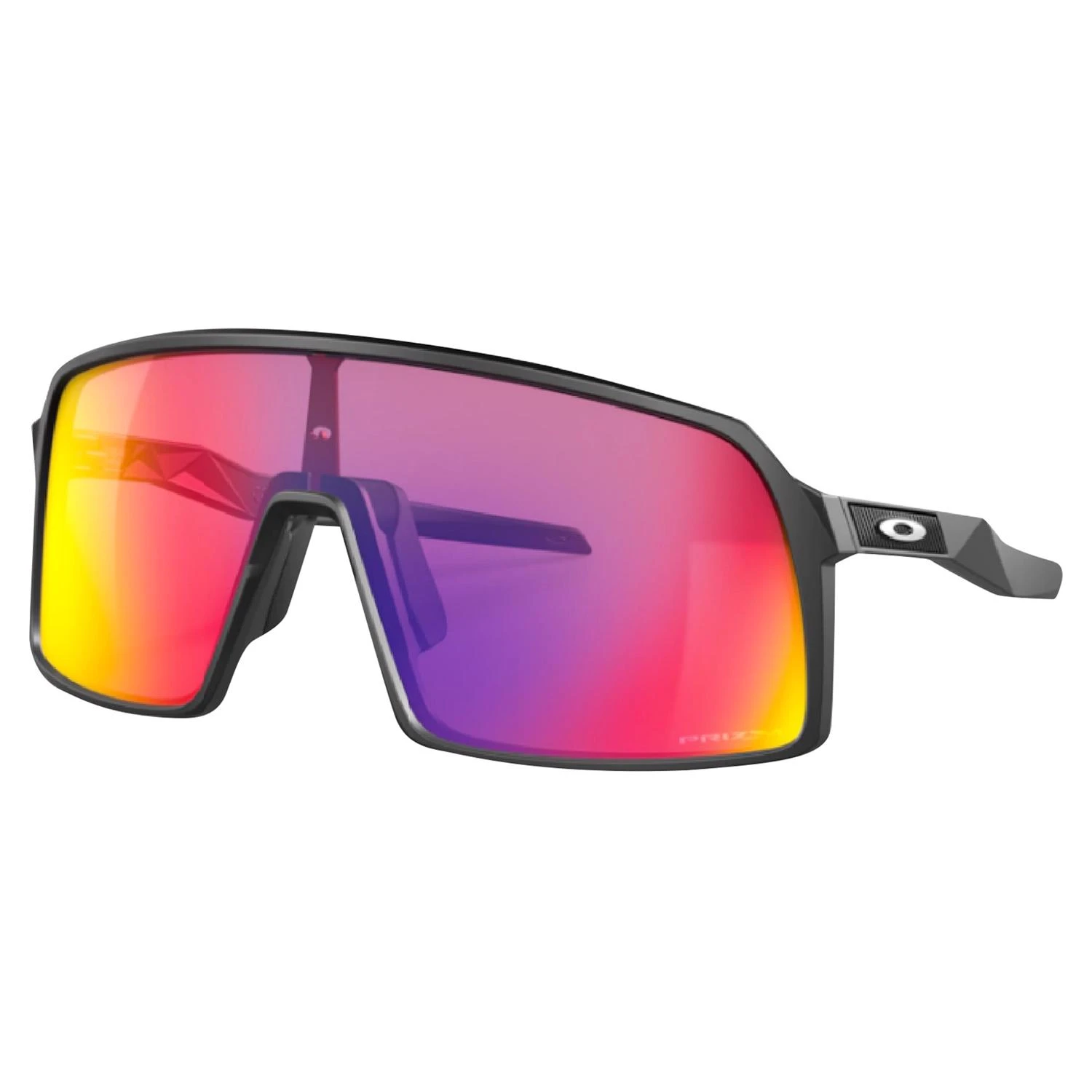Sutro Multicolored Shield Sunglasses - One Size - Matte Black/prizm Road