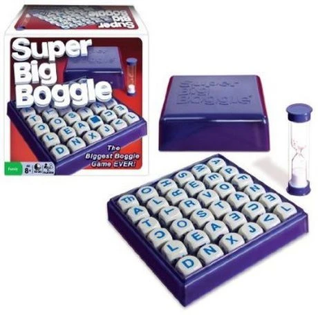 Super Big Boggle Game With 6x6 Grid And 36 Letter Cubes