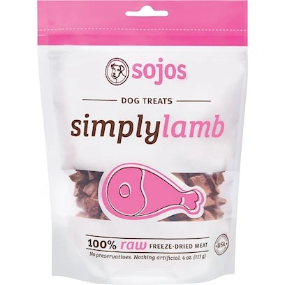 Simply Lamb Freeze-dried Dog Treats 4 Oz - Natural Raw Meat Snack