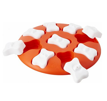 Nina Ottosson Dog Smart Puzzle Game, Level 1, Large, Orange