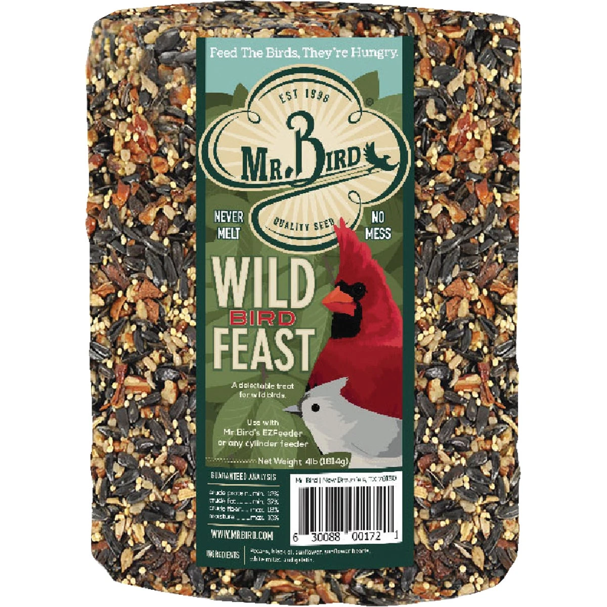 Wild Bird Feast Seed Log, 96 Ounce, Model 172