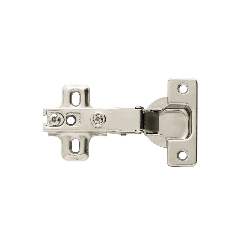 Liberty Hardware HC11SFC-NP-C5 Nickel Overlay Hinges 35mm European 110 Degree Full Overlay Hinge (Set of 2)