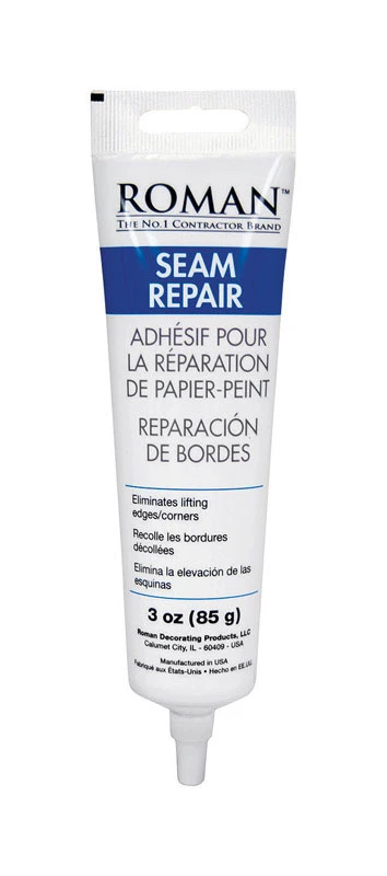 Seam Repair Medium Strength Synthetic Polymer Adhesive 3 Oz Tube For Wallpaper