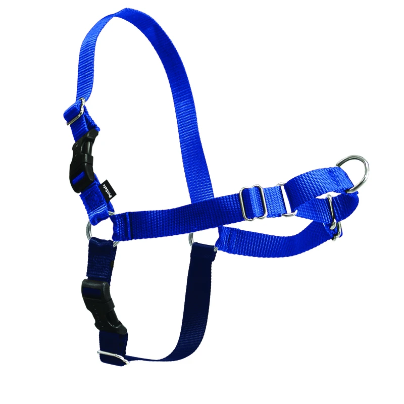 Easy Walk Dog Harness, Medium/large, Royal Blue/navy, Adjustable Fit