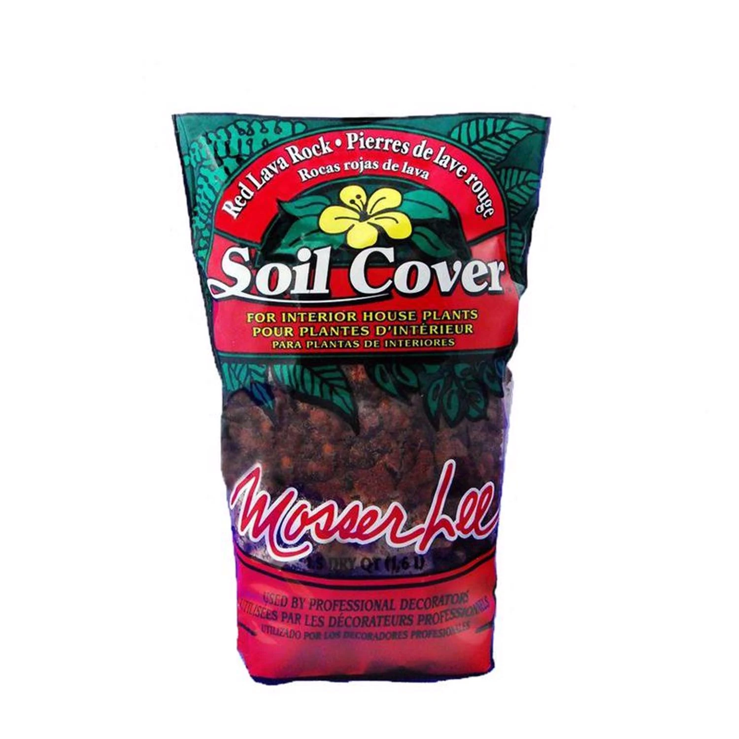 Red Lava Rock Soil Cover 2 Lb - Small Decorative Rock For Landscaping