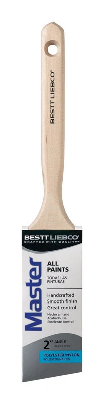 Master 2 Inch Angle Paint Brush With Nylon And Polyester Filaments