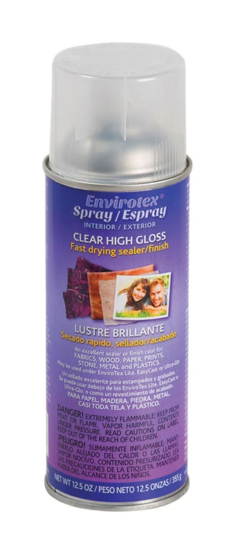 High-gloss Clear Water-based Spray Sealer 12.5 Oz - Indoor/outdoor Use