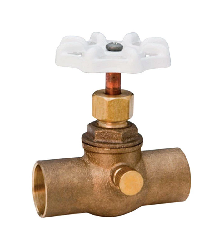 SharkBite Bronze Stop and Waste Valve