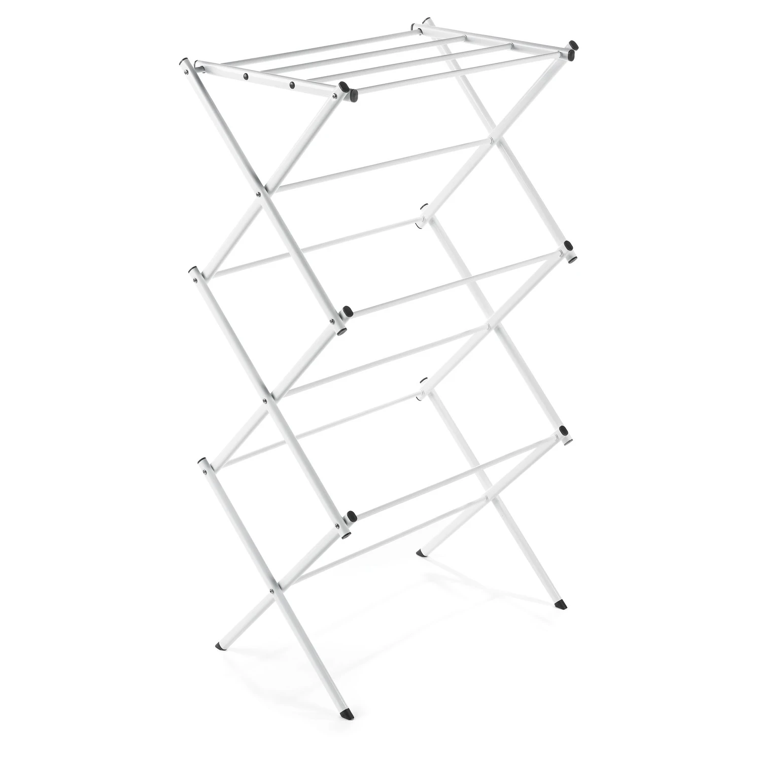 42 In. H X 14.5 In. W X 21 In. D Steel Accordion Collapsible Clothes Drying Rack