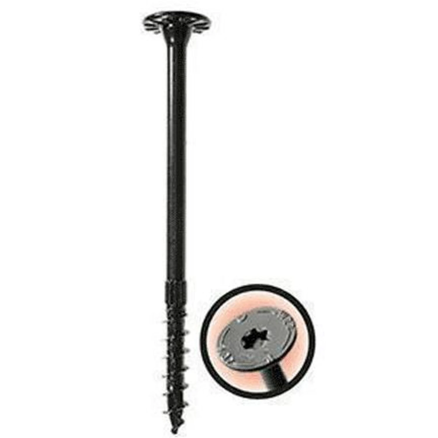 Strong-drive No. 10 X 6-3/4 In. L Star E-coat Wood Screws 50 Pk