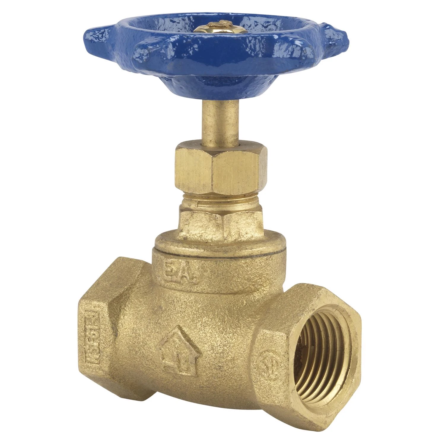 Threaded Stop Valve, Lead-Free Brass, 3/4 In.