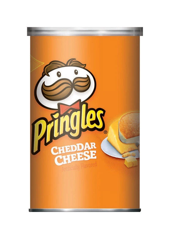 Cheddar Cheese Chips 1.4 Oz Can - 12 Count