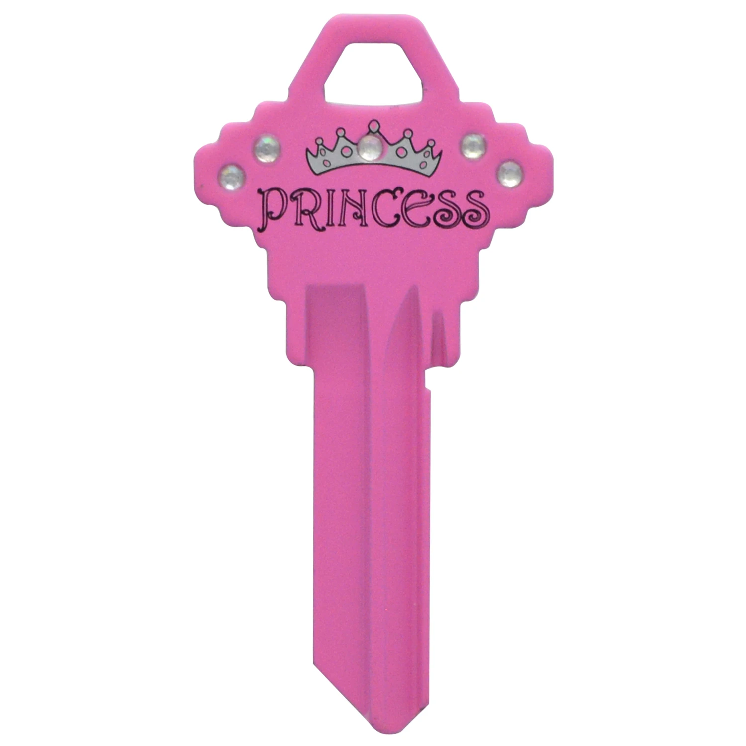 Diva Princess House/office Universal Key Blank, Model 87046, Single Sided, Pink