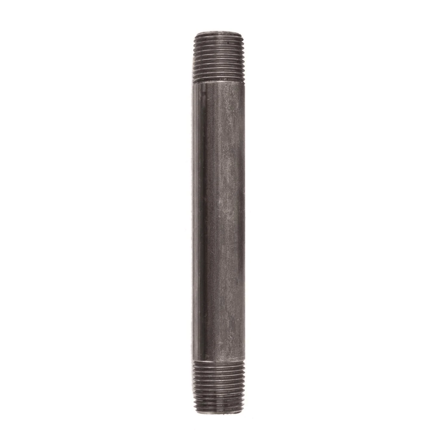 One Half Inch by Six Inch Black Steel Pipe Nipple