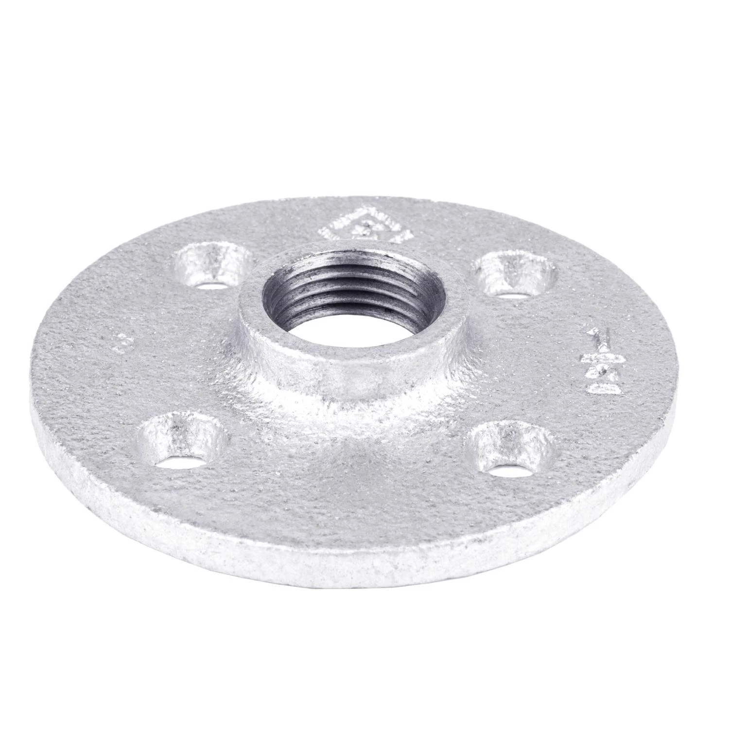 1/2 In. Fip Galvanized Malleable Iron Floor Flange - Model 311upf-12