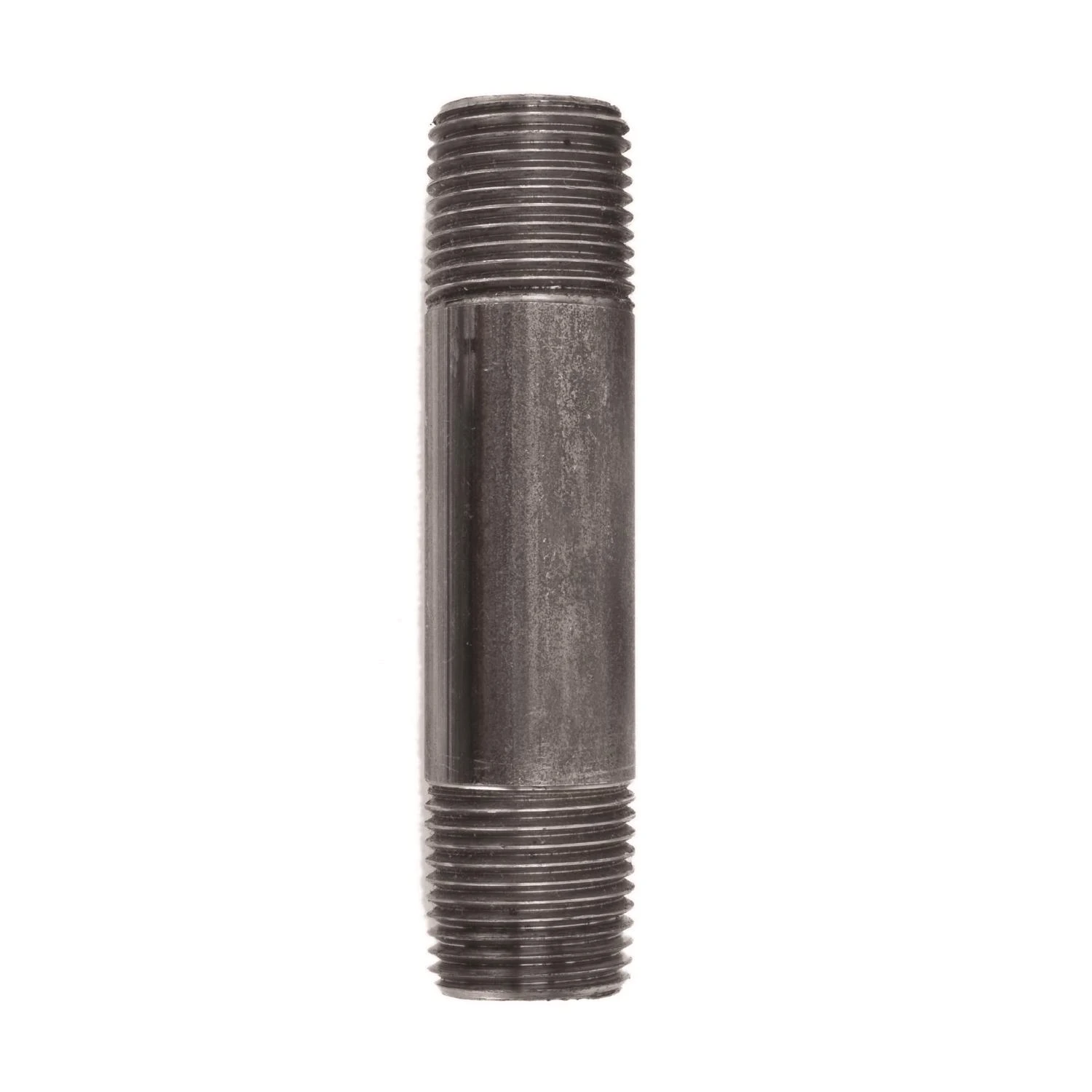 One Half Inch by Three and One Half Inch Black Steel Pipe Nipple