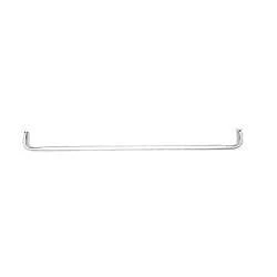 13287 Heavy Duty Curtain Rod, Adjustable 45-82 Inches, White Finish