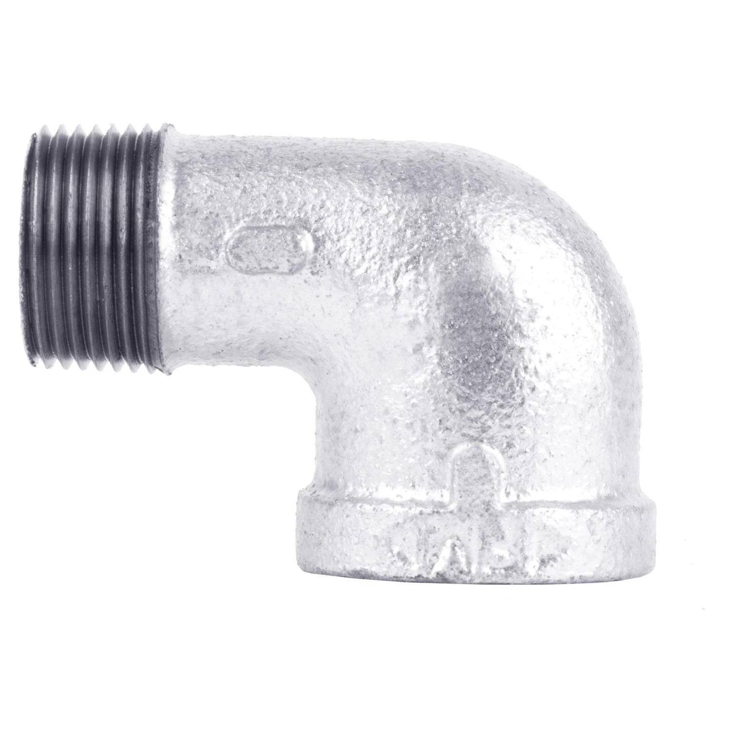 1-1/4 In. Fip X 1-1/4 In. Mip Galvanized Malleable Iron 90 Degree Street Elbow